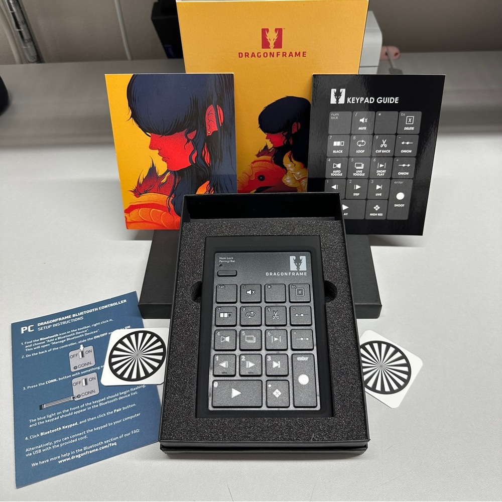 Dragonframe Stop Motion Animation Keypad Controller - No Software NWOT